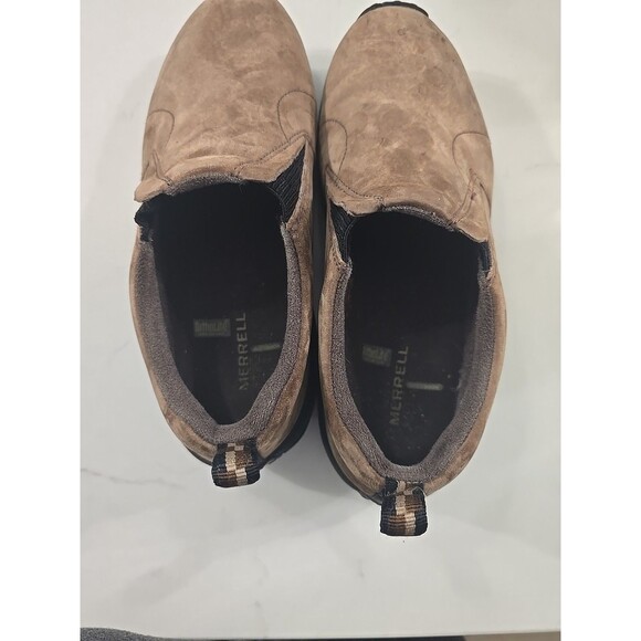 Merrell Jungle Moc Suede Loafers Shoes Womens 7 Brown Dark Earth J65685 Comfort - Picture 6 of 8